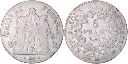 World Coins - Coin, France, Union et Force, 5 Francs, AN 7 (1798-1799), Paris,
