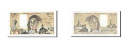 World Coins - Banknote, France, 500 Francs, 500 F 1968-1993 ''Pascal'', 1989, 1989-02-02