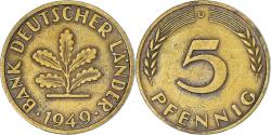 World Coins - Coin, Germany, 5 Pfennig, 1949