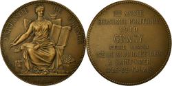 World Coins - France, Medal, Université de France, Faculté de Droit, Lille, 1910, Dubois.A