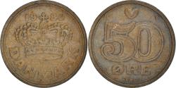 World Coins - Coin, Denmark, Margrethe II, 50 Öre, 1989, , Bronze, KM:866.1