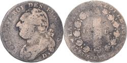 World Coins - Coin, France, 12 deniers françois, 12 Deniers, 1793, Dijon, , Bronze