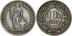 World Coins - Coin, Switzerland, Franc, 1944, Bern, , Silver, KM:24
