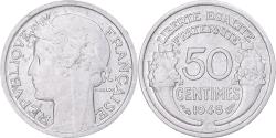 World Coins - Coin, France, Morlon, 50 Centimes, 1945, Paris, , Aluminum, KM:894.1a