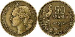 World Coins - France, 50 Francs, Guiraud, 1952, Beaumont - Le Roger, Cupro-Aluminium