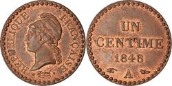 World Coins - Coin, France, Dupré, Centime, 1848, Paris, , Bronze, KM:754