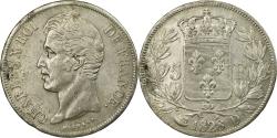 World Coins - Coin, France, Charles X, 5 Francs, 1828, Lyon, , Silver, Gadoury:644