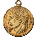 World Coins - France, Medal, Napoléon III, Concours Musical, 1869, Brass, Mantes,