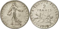 World Coins - Coin, France, Semeuse, 2 Francs, 1910, Paris, , Silver, KM:845.1