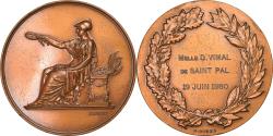 World Coins - France, Medal, Droit, Justice, Mlle Vidal de Saint Pal, 1980, Dubois.H