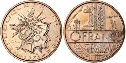World Coins - France, 10 Francs, Mathieu, 1974, Tranche B, Nickel-brass,