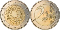 World Coins - France, 2 Euro, 2015, 30 ans   Drapeau européen, , Bi-Metallic, KM:New