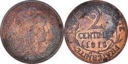 World Coins - Coin, France, Dupuis, 2 Centimes, 1916, Paris, , Bronze, KM:841