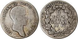 World Coins - Coin, German States, PRUSSIA, Friedrich Wilhelm III, 1/6 Thaler, 1812, Berlin