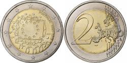 World Coins - Portugal, 2 Euro, 30 Years of European Union Flag, 2015, Lisbon, Bi-Metallic