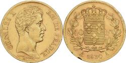 World Coins - France, Charles X, 40 Francs, 1830, Paris, Gold, , Gadoury:1105