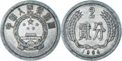 World Coins - Coin, China, 2 Fen, 1964