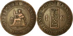 World Coins - Coin, FRENCH INDO-CHINA, Cent, 1889, Paris, , Bronze, KM:1, Lecompte:41