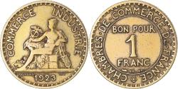 World Coins - Coin, France, Chambre de commerce, Franc, 1923, Paris,