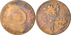 World Coins - Coin, Turkey, 5 Kurus, 1960, , Bronze, KM:890.1