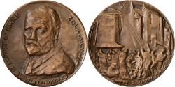 World Coins - France, Medal, Émile Zola, 50e anniversaire de décès, Émile Zola, 1952, MDP