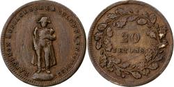 World Coins - France, Token, Jeu, Napoléon Ier, 20 Jetons, 1833, Copper,