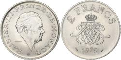 World Coins - Monaco, Rainier III, 2 Francs, 1979, Paris, Nickel, , Gadoury:MC 151