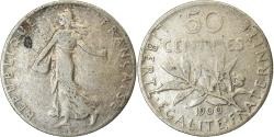 World Coins - Coin, France, Semeuse, 50 Centimes, 1900, Paris, , Silver, KM:854