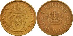 World Coins - Coin, Denmark, Christian X, Krone, 1925, Copenhagen, , Aluminum-Bronze
