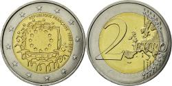 World Coins - France, 2 Euro, 30 ans du drapeau de l union europeenne, 2015,