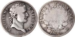 World Coins - Coin, France, Napoléon I, Franc, 1809, La Rochelle, , Silver