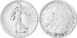 World Coins - Coin, France, Semeuse, Franc, 1902, Paris, , Silver, KM:844.1