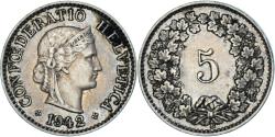 World Coins - Coin, Switzerland, 5 Rappen, 1942