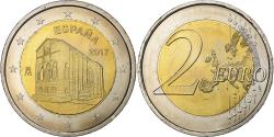 World Coins - Spain, 2 Euro, 2017, Bi-Metallic,