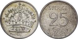 World Coins - Coin, Sweden, Gustaf VI, 25 Öre, 1956, , Silver, KM:824