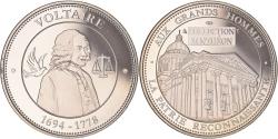 World Coins - France, Medal, Nos Grands Hommes, Voltaire, , Copper-nickel