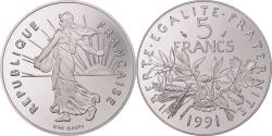 World Coins - Coin, France, Semeuse, 5 Francs, 1991, Paris, BE, , Nickel Clad