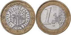 World Coins - France, 1 Euro, 2001, Paris, Bi-Metallic,