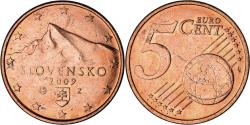 World Coins - Slovakia, 5 Euro Cent, 2009, , Copper Plated Steel, KM:New