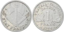 World Coins - France, 1 Franc, Bazor, 1944, Beaumont le Roger, Aluminum,
