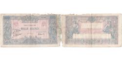 World Coins - France, 1000 Francs, Bleu et Rose, 1923-10-10, R.1725, VF(20-25)