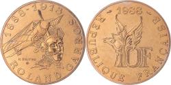 World Coins - Coin, France, Roland Garros, 10 Francs, 1988, Monnaie de Paris, série FDC