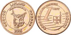 World Coins - Finland, Lapland, Euro Cent, Fantasy euro patterns, Essai-Trial, Proof, 2005