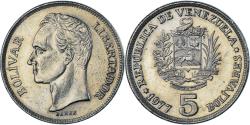 World Coins - Coin, Venezuela, 5 Bolivares, 1977, , Nickel, KM:53.1