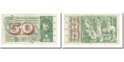 World Coins - Banknote, Switzerland, 50 Franken, 1955-07-07, KM:47a, VF(20-25)