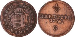 World Coins - Coin, AUSTRIAN STATES, BURGAU, Maria Theresa, 1/4 Kreuzer, 1772, Günzburg