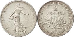 World Coins - Coin, France, Semeuse, 2 Francs, 1914, Castelsarrasin, , Silver