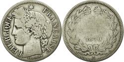World Coins - Coin, France, Cérès, 2 Francs, 1870, Paris, , Silver, KM:816.1