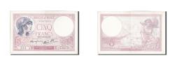 World Coins - Banknote, France, 5 Francs, 5 F 1917-1940 ''Violet'', 1939, 1939-10-05