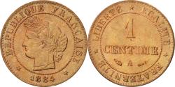 World Coins - Coin, France, Cérès, Centime, 1884, Paris, , Bronze, KM:826.1